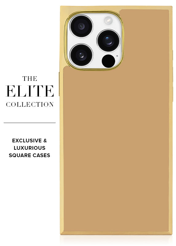 Elite Collection - SQUARE® Gilded Chai iPhone Case