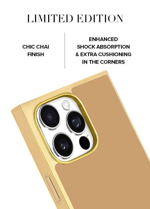 Elite Collection - SQUARE® Gilded Chai iPhone Case