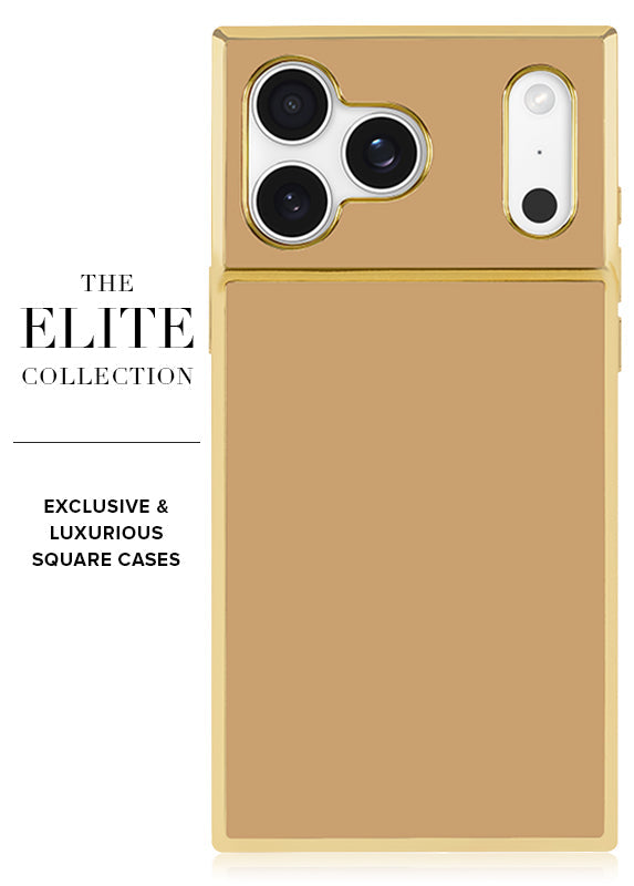 Elite Collection - SQUARE® Gilded Chai iPhone Case