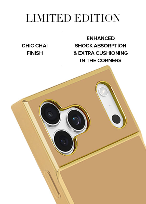 Elite Collection - SQUARE® Gilded Chai iPhone Case