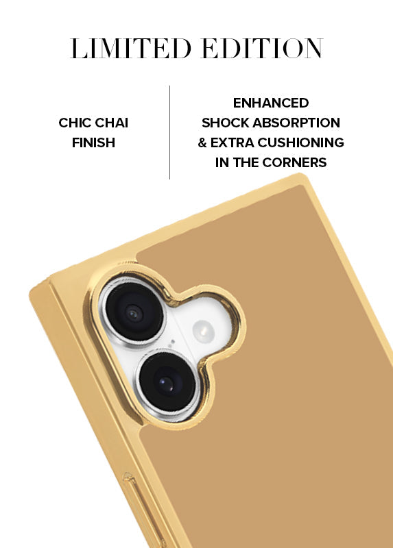Elite Collection - SQUARE® Gilded Chai iPhone Case
