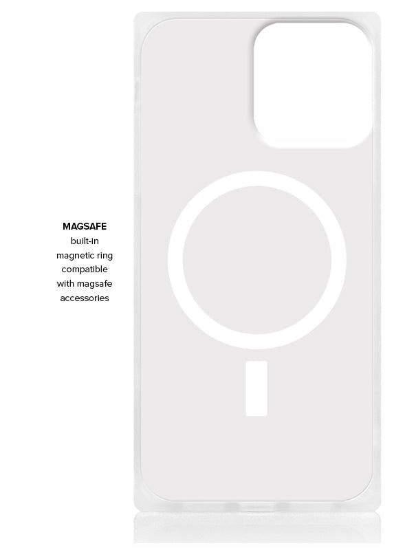 SQUARE® Ivory Ostrich Faux Leather iPhone Case