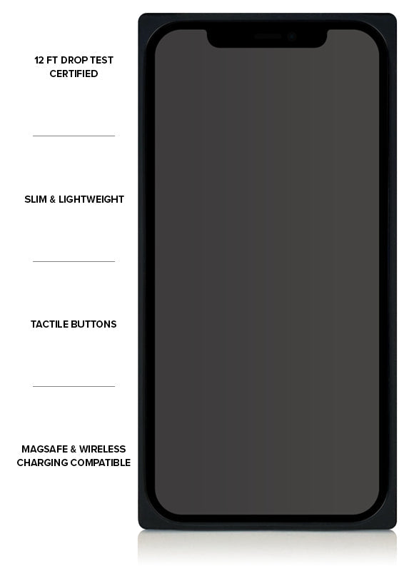 SQUARE® Black and White Colorblock iPhone Case