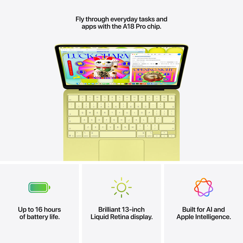 MacBook Neo - 256GB Storage - Magic Keyboard - Citrus