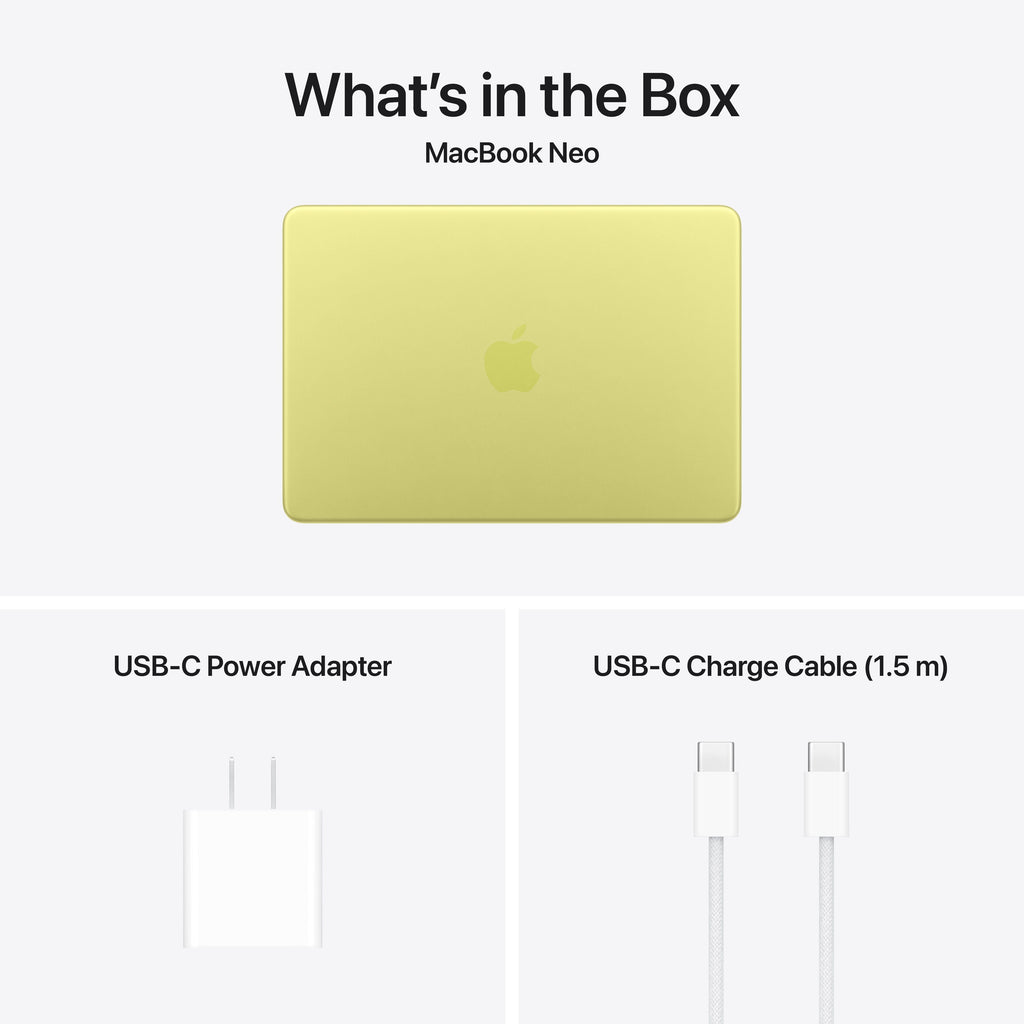 MacBook Neo - 256GB Storage - Magic Keyboard - Citrus
