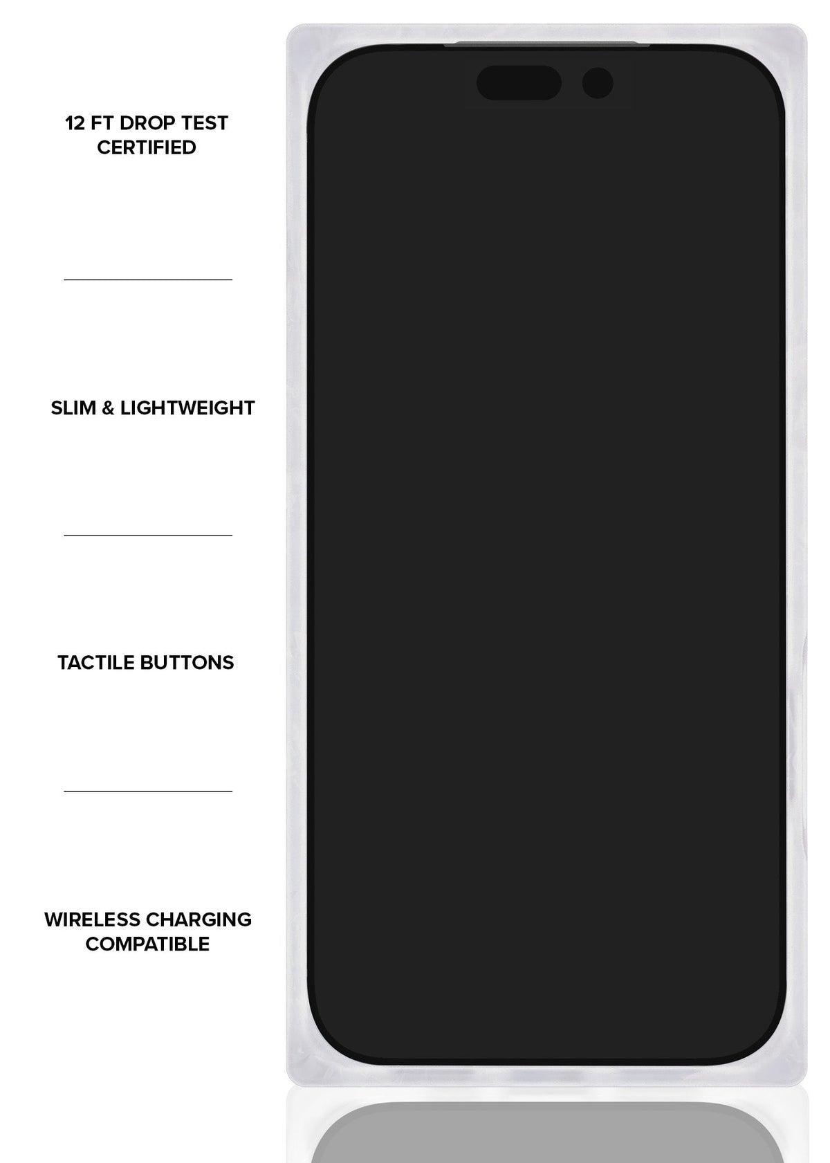 SQUARE® White iPhone Case