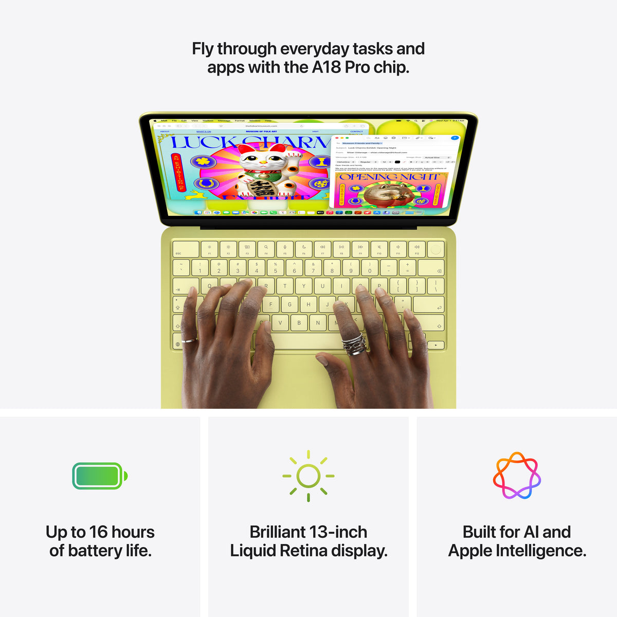 MacBook Neo - 512GB Storage - Magic Keyboard with Touch ID - Indigo