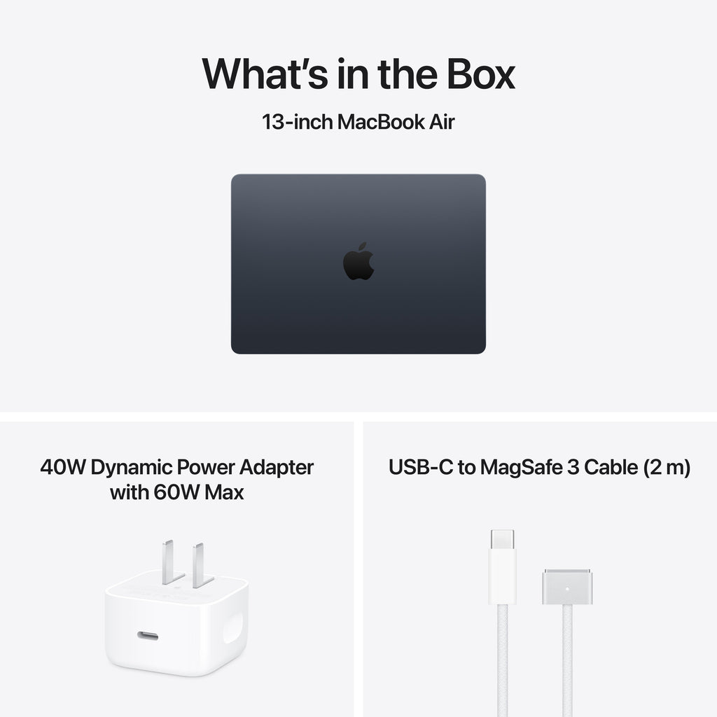 13-inch MacBook Air - M5 10-core CPU 10-core GPU - 16GB Memory - 2TB Storage - Midnight