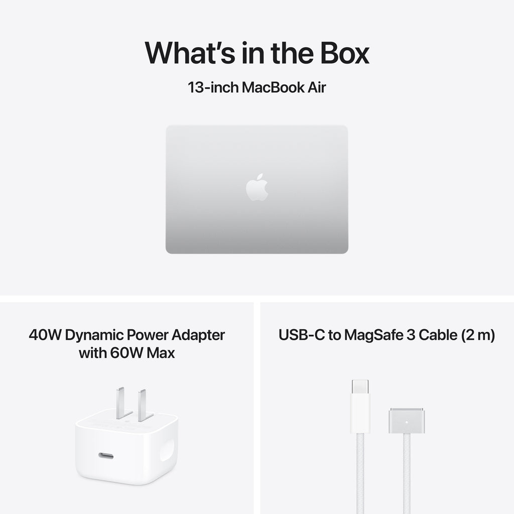 13-inch MacBook Air - M5 10-core CPU 10-core GPU - 32GB Memory - 512GB Storage - Silver