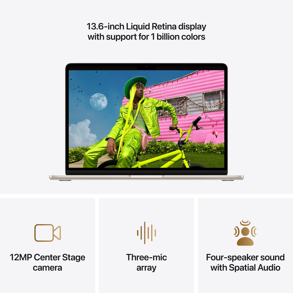 13-inch MacBook Air - M5 10-core CPU 10-core GPU - 24GB Memory - 1TB Storage - Starlight