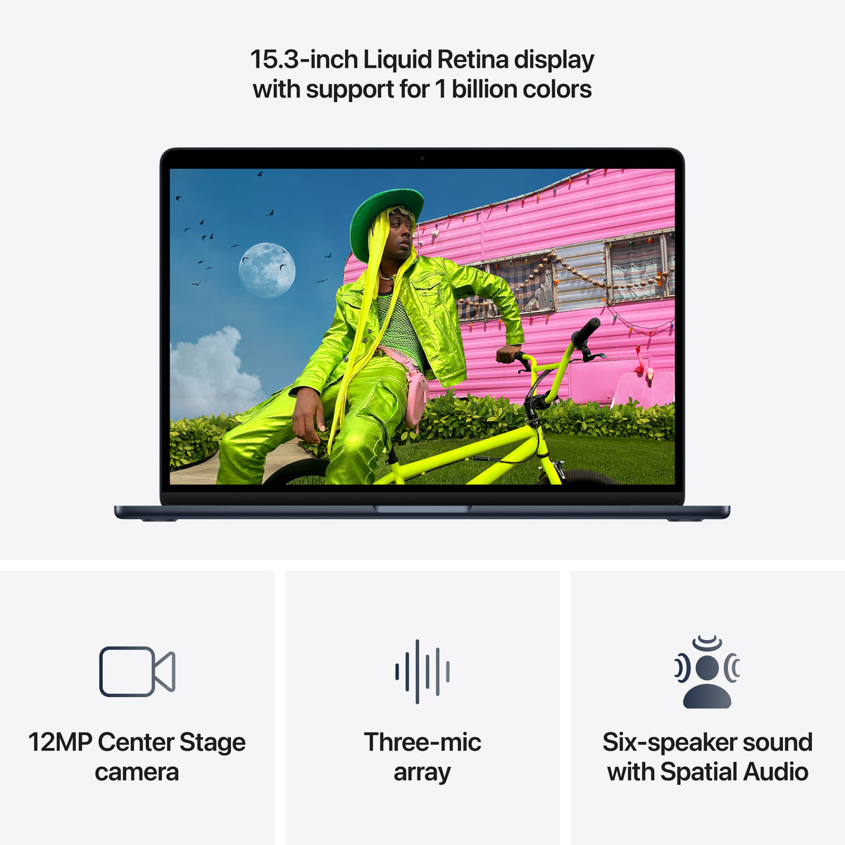 15-inch MacBook Air - M5 10-core CPU 10-core GPU - 32GB Memory - 2TB Storage - Midnight