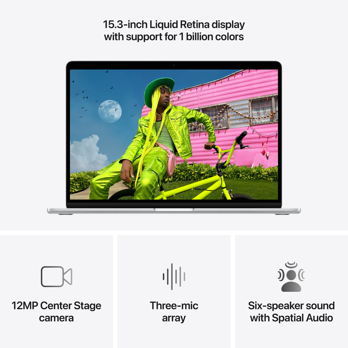 15-inch MacBook Air - M5 10-core CPU 10-core GPU - 24GB Memory - 4TB Storage - Silver