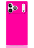 SQUARE® Neon Pink iPhone Case
