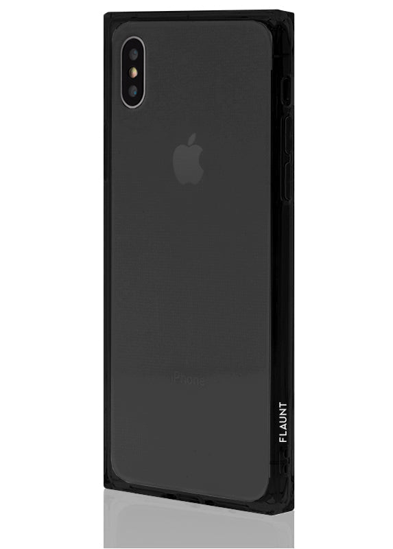 SQUARE® Clear Black iPhone Case