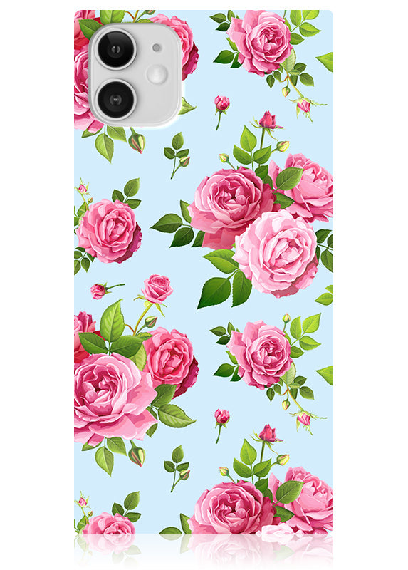SQUARE® Pink Rose Bouquet iPhone Case