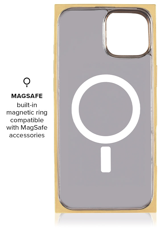Elite Collection - SQUARE® Gilded Faux Rose Quartz iPhone Case