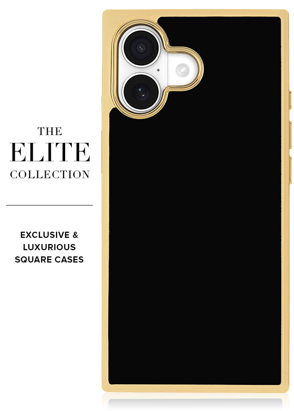 Elite Collection - SQUARE® Gilded Onyx iPhone Case