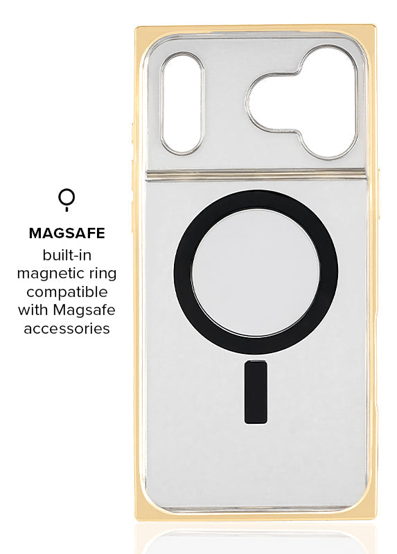 Elite Collection - SQUARE® Gold Crystal Elegance iPhone Case
