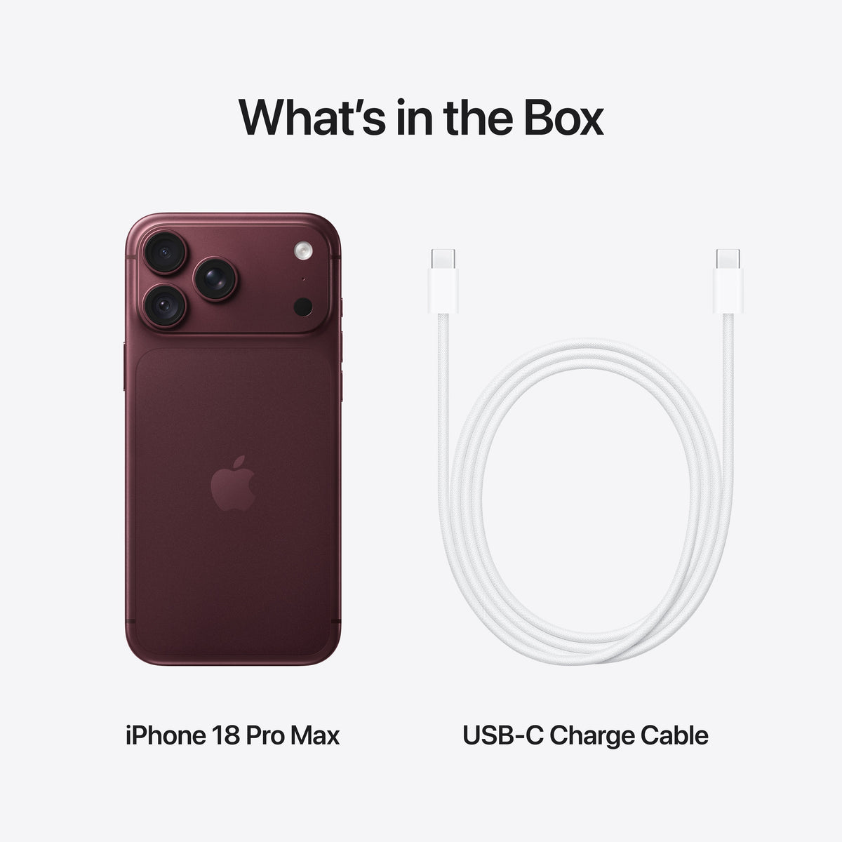 iPhone 18 Pro Max - 512GB - Burgundy (Unlocked)